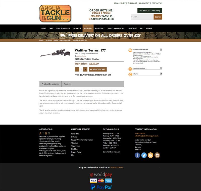 anglia tackle and gun website
