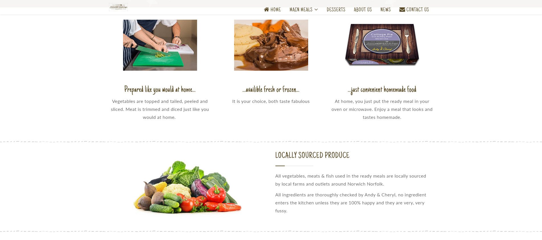 little norfolk kitchen homepage